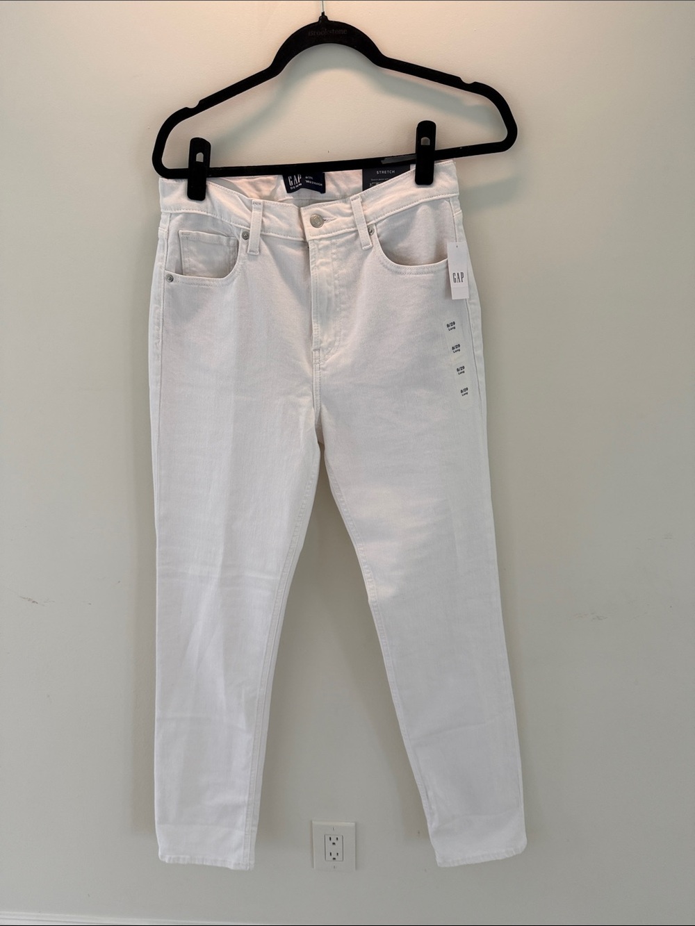 Tall White High-Rise Slim Jeans